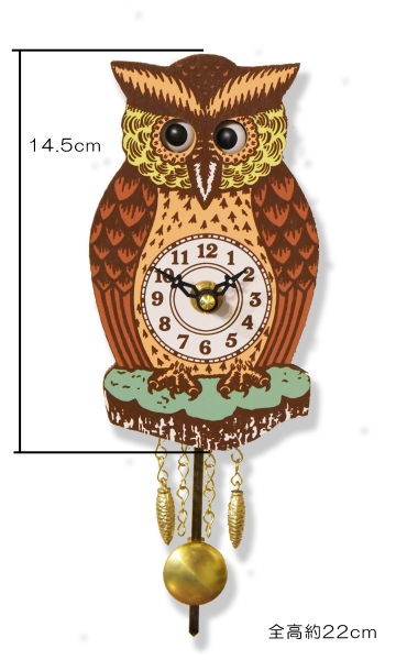小ぶりで小さな掛け時計【TOYCLOCKシリーズ】 :: 【クォーツ式